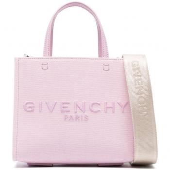 Givenchy Women's G Tote Mini Cotton Tote Bag in Pink | Size UNI | BB50N0B1ZSGTOTE656