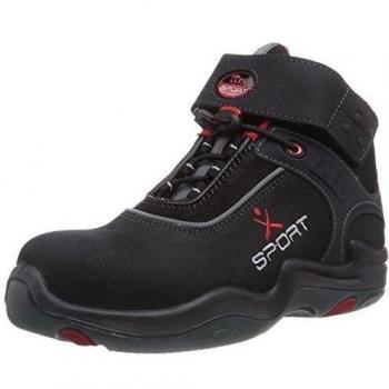MTS Sicherheitsschuhe  M-Gecko Dark S3 Flex 12115 - Zapatos De Seguridad de piel Unisex adulto, color negro, talla 40