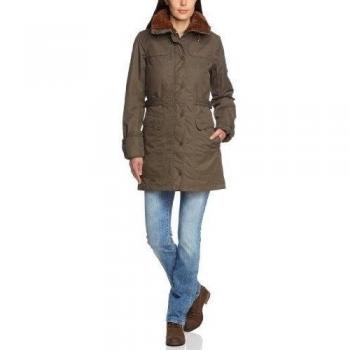 VAUDE Jacke Cefa - Cortavientos para mujer, color verde, talla 48