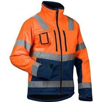 Blaklader - Softshell - Chaqueta reflectante - Blaklader - 49002517 Marine / Orange small