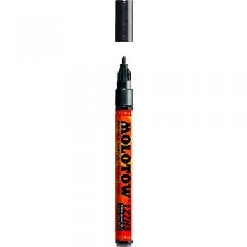 Marcador One4All 127HS - 2 mm - Negro metálico recargable