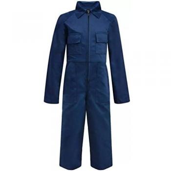 vidaXL Mono Infantil Niños con Bolsillos/Cremalleras Tallas 158/164 Color Azul