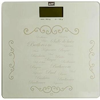 MSV MS3390 BASCULA DE Bano Paris Creme 29x29cm