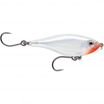 Rapala - Señuelo de Pesca X-Rap Twitchin’ Mullet - Material de Pesca para Peces Carnívoros - Señuelo Pesca Marina - Profundidad de Nado 0,3-0,6m - 8cm/13g - Hecho en Estonia - Glass Ghost