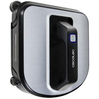 Cecotec Conga WinRobot Excellence 970 Robot limpiacristales con navegación iTech Win 3.0, AutoBack System, 5 etapas, 4 Modos de Limpieza, Mando a Distancia, Potencia de 75 W, W, Negro y Plata