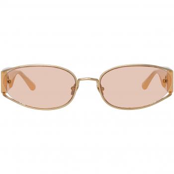 Linda Farrow SHELBY LFL1157 C5 Gold Men's Sunglasses 62mm