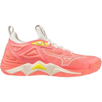 Mizuno Wave Momentum 3, Zapatillas de voleibol rojas para mujer