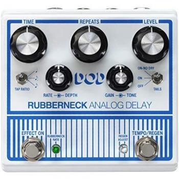 Digitech Rubberneck Analog Delay Pedal with Tap Tempo
