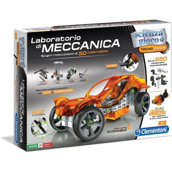 Clementoni Laboratorio de Mecánica - Set Educativo de Ingeniería para Niños a Partir de 8 Años