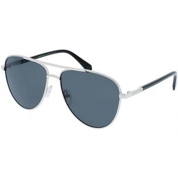 Polaroid Aviator Unisex Palladium Grey Polarized Sunglasses Metal - One Size