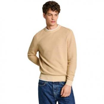Jersey de Hombre Pepe Jeans Craig Beige Casual Algodón 2024