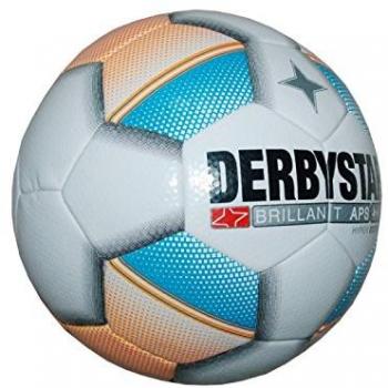Derbystar Brillant APS Hyper Edition de fútbol FIFA Approved/Balón de fútbol balón Blanco/Azul/Naranja, 5