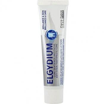 Pasta de Dientes Elgydium Brillo y Cuidado Anti-Manchas 30 ml