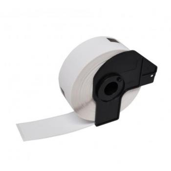 Etiquetas Compatibles con Brother DK-22210 Rollo de Papel Continuo Autoadhesivo 29mm x 30.48 Metros Blanco