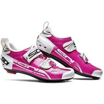 Sidi T de 4 Air Carbon Zapatilla de Ciclismo Mujer Rosa/Blanco, unisex, 41