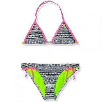 Rip Curl Mixteca Tri Set - Bikini para niña, multicolor, talla 16