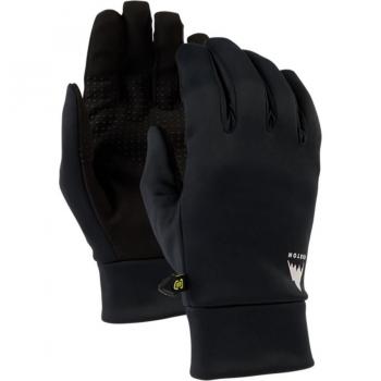 Guantes Burton Touch N Go Liner, guantes de pantalla táctil, color negro puro, tamaño S