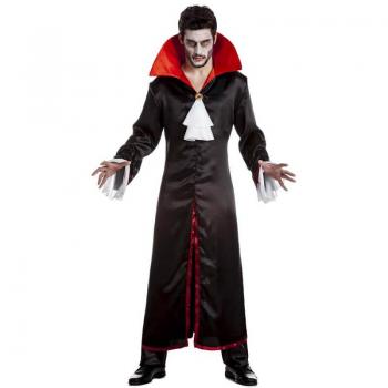 Kimokawaii Disfraz de Vampiro negro y rojo para hombre