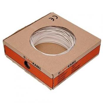 LAPP H05VK 0.75mm² Power Cable - 100 Meter, H05V-K, Fixed Installation, White
