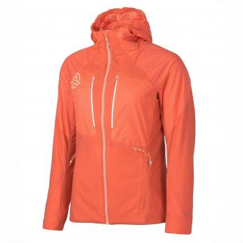 Chaqueta con capucha Ternua Kimoa naranja profundo mujer XS