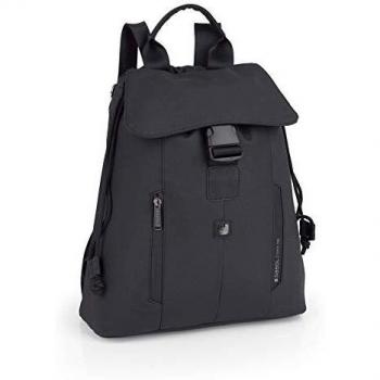 Mochila C/Solapa Techno Negro Gabol