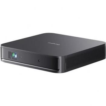 Dangbei Atom Mini Proyector 1080p, 1200 lúmenes ISO, HDR10, HLG, Control por Voz, 3D, autofocus con Soporte
