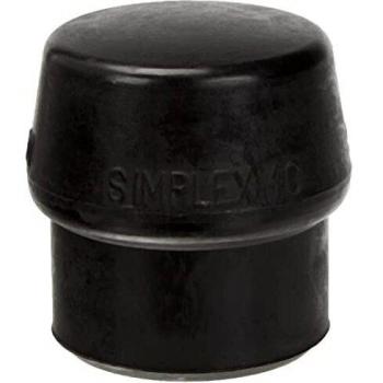 HALDER 3202.040 - Boca de recambio goma negra Simplex Ø 40 mm