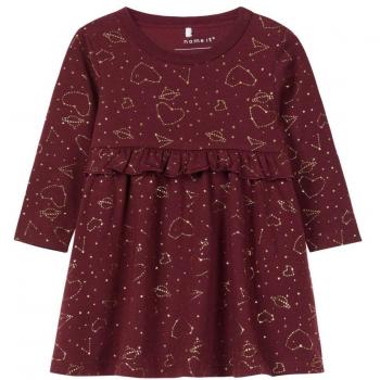 NAME IT Vestido BEBÉ NIÑA RISTAR - 68, Zinfandel