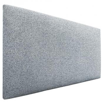 Cabecero Tapizado Aqualine Liso de Polipiel o Tela en Gris Perla (110cm, para camas 80/90/105)