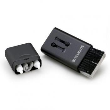Soyntec Cleansee 250 black - Kit de limpieza con reparación de CD/DVD, color negro