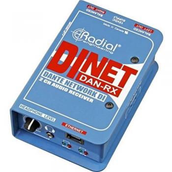Radial DAN-RX 2-Channel Dante Audio Receiver