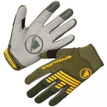 Guantes Endura Singletrack Largos para Hombre - Color Verde