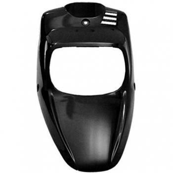 one by camamoto cod 77366412 carenado de plástico protector frontal contorno de faro negro brillante