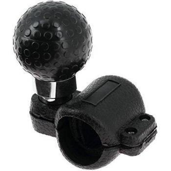 SUMEX 2707747 - Pomo Volante Universal Tipo Bola Golf, Color Negro