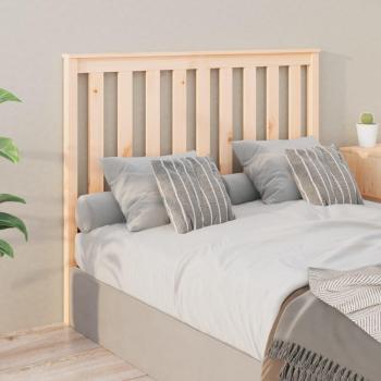 Cabecero de cama 141x6x101 cm madera maciza de pino