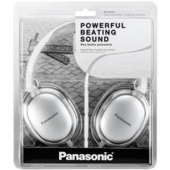 Panasonic RP-HX350E-W - Auriculares de diadema cerrados, color blanco
