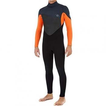 Rip Curl 2018 Omega 4/3mm Back Zip Wetsuit ORANGE WSM8JM Mens Wetsuits Size - M