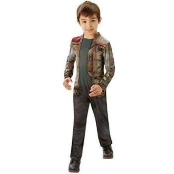 Star Wars - Disfraz de Finn classic para niños, infantil talla 7-8 años