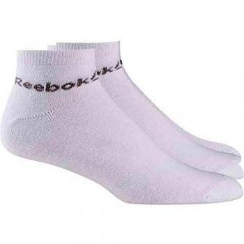 Reebok Act Core Ankle Sock 3P Calcetines, Unisex Adulto, Blanco, M