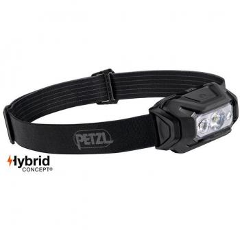 Linterna LED para la cabeza Petzl Aria 2 RGB Negro, 450 lm, incluye cinta para cabeza