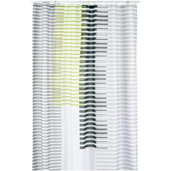 kela LAMITA Cortina de Ducha, poliéster, Verde, 180 x 200 cm