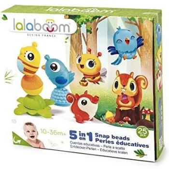 Lalaboom BL320 – Juego de construcción con Forma y Colores evolutivos para niños de 10 Meses a 3 años