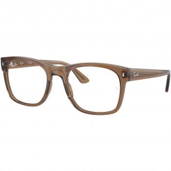 Ray-Ban RX7228F Asian Fit 8198 Men's Eyeglasses Brown Size 55 (Frame Only) - Blue Light Block Available
