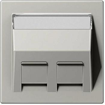 PLACA CON REGLETA INSCRIPCIÓN PARA ADAPTADOR 30° GRIS CLARO 0712000795 JUNG