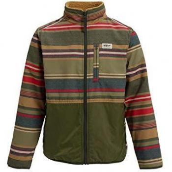 Burton SNKTWO REV JK S - Chaqueta de esquí y snowboard para niño, Niños, gris y marrón, large