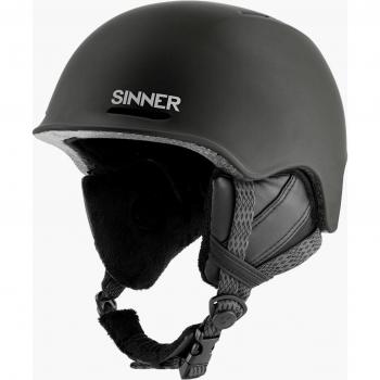 Casco Sinner Fortune negro - Casco de protección, diseño aerodinámico, ajuste cómodo, ventilación optimizada, homologación de seguridad