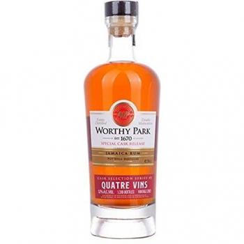 Worthy Park Special Cask Release QUATRE VINS Jamaica Rum 2013 52% - 700 ml