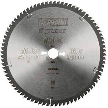 DEWALT DT4283-QZ - Hoja para sierra circular estacionaria 305x30mm 80D TCG -5º