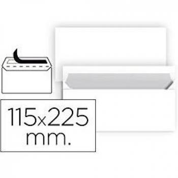 Liderpapel Sobre N 5 Blanco Americano 115X225 Mm Tira De Silicona Paquete De 25 Unidades