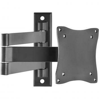 VonHaus Soporte de Pared para TV de 13-24 Pulgadas - Inclinación y montaje giratorio para pantallas compatibles con VESA, capacidad de peso 20kg